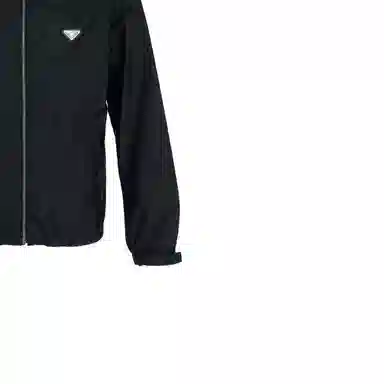 Prada SS23 Zip Hoodie Jacket Black