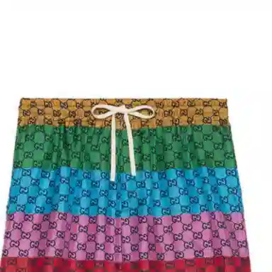 GUCCI Multicolor Silk Shorts