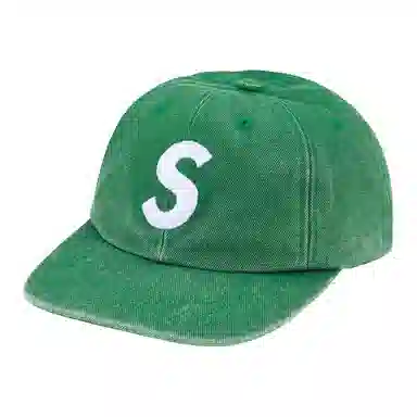 Supreme S Logo 6-Panel Green