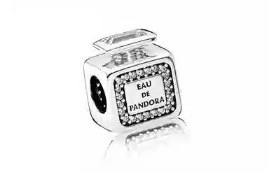 Pandora Logo Pendant Silver