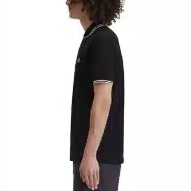 Fred Perry Logo Polo Black