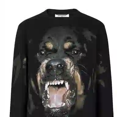 Givenchy Rottweiler Print Sweatshirt Black