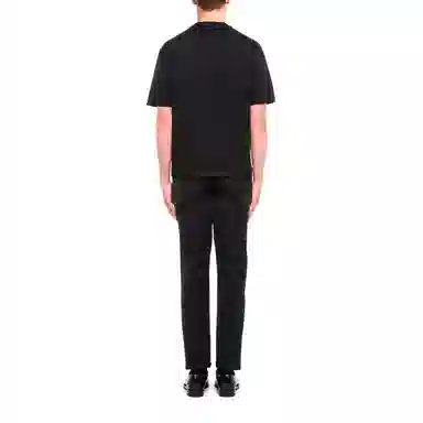 Prada Colorblock Logo T-Shirt Black