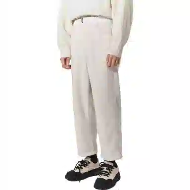 速写 纯色中腰直筒宽松休闲裤 男款