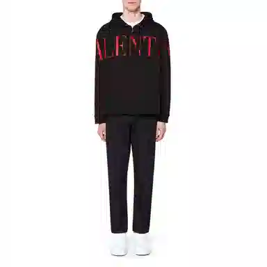 Valentino Logo Zip Sweatshirt