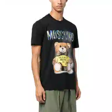 Moschino SS23 Black Teddy Bear T-Shirt