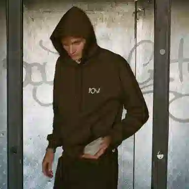 Polar Skate Co Hoodie Washed Black