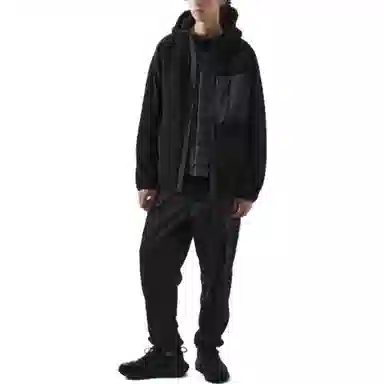 UNIQLO x White Mountaineering FW23 Fleece Jacket Black