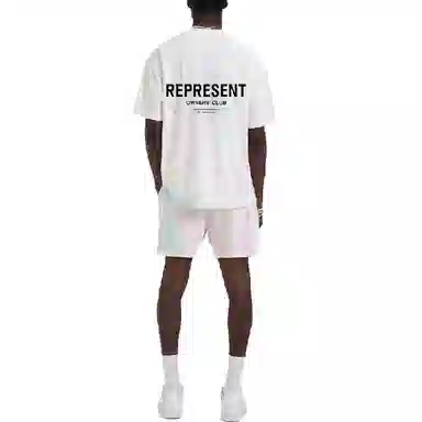 REPRESENT SS23 Logo Crewneck T-Shirt Pink