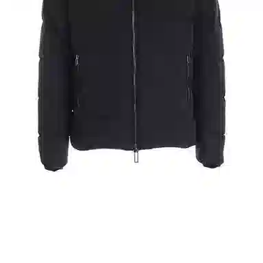 Emporio Armani Zip-Up Down Jacket Navy