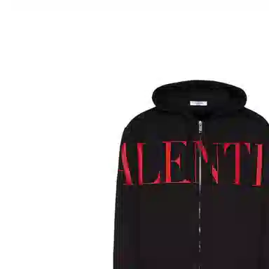 Valentino Logo Zip Sweatshirt