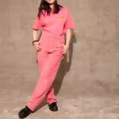 Drew House logo Doodle Joy Ss Tee Hot Pink T