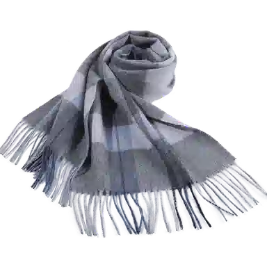 上海故事 通用款粗纺格子羊绒多种颜色 绒线围巾 女款