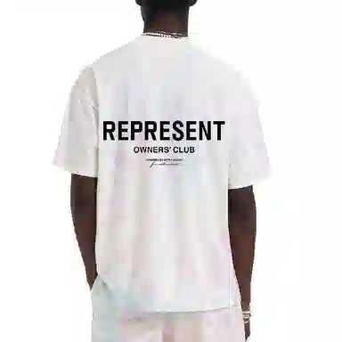 REPRESENT SS23 Logo Crewneck T-Shirt Pink