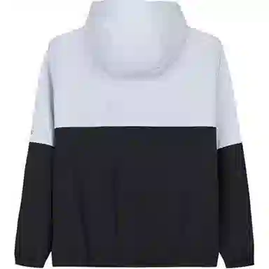 Anta Lifestyle Series Hooded Zip Windbreaker Chip Grey/Basic Black