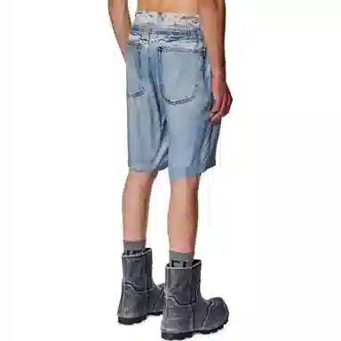 Diesel Denim Shorts Blue