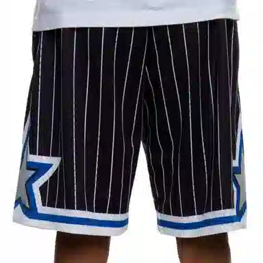 Mitchell & Ness NBA Classic Logo Basketball Pants Black
