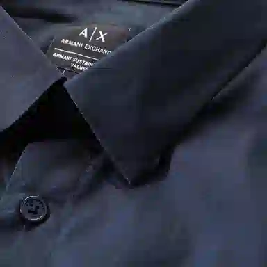 Armani Exchange FW23 Navy Logo Shirt