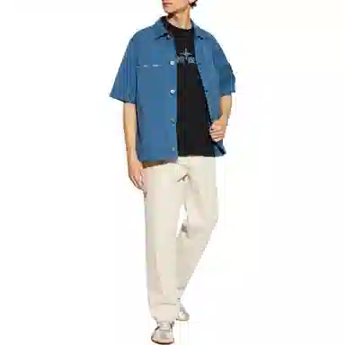 Stone Island Logo T-Shirt Black