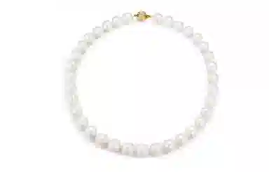 佐卡伊 大颗纯色全珠锁骨链 淡水珍珠 项链 女款