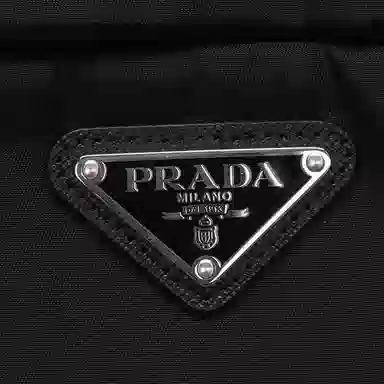Prada SS22 Logo Hoodie Black