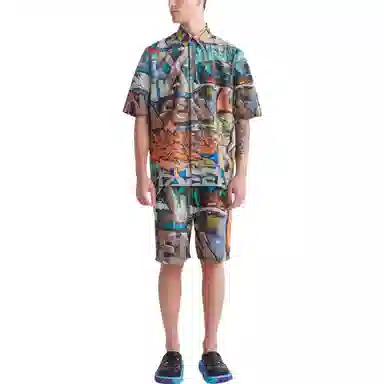 OFF-WHITE SS22 Graffiti Print Shirt