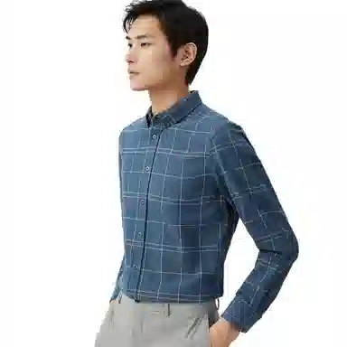 Hongdou Slim Fit Long Sleeve Shirt
