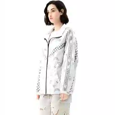 Sprayground Shark Mouth Print Jacket