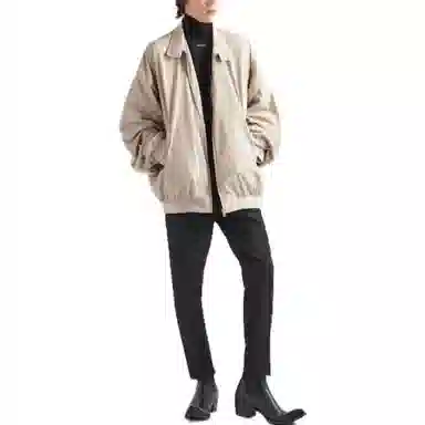 Prada SS23 Bomber Jacket Limestone