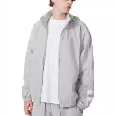 Lacoste FW23 Logo Zip Hoodie Grey