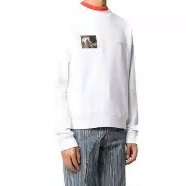 OFF-WHITE Caravaggio Pullover White