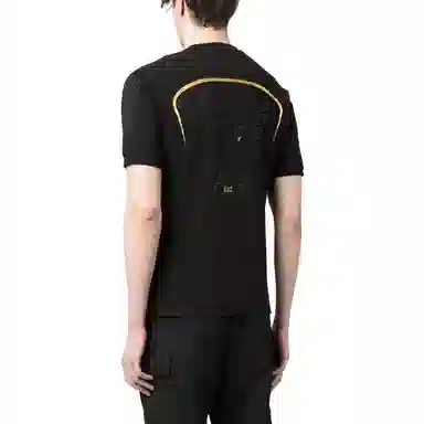 Emporio Armani EA7 Logo T-Shirt Black