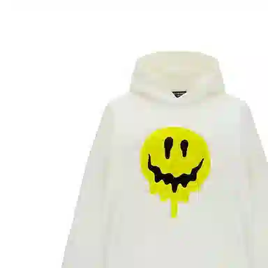 Balenciaga SS22 Smiley Hoodie White