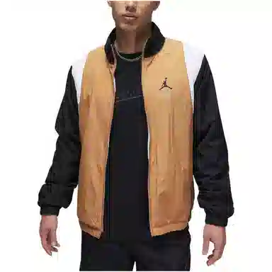 Jordan Embroidered Logo Jacket Brown