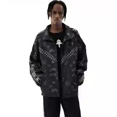 Sprayground Shark Mouth Print Jacket