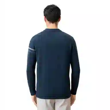 恒源祥 纯色半高领套头长袖毛衣 男款