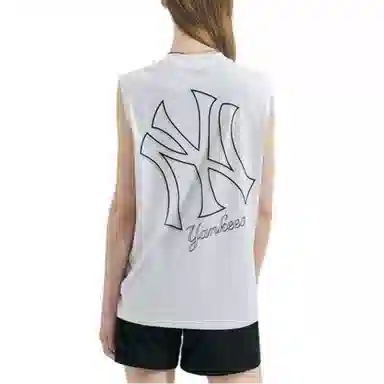 MLB Yankees Logo Tank Beige