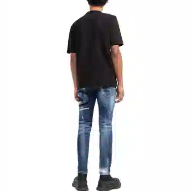 DSQUARED2 SS22 Logo Print Jeans