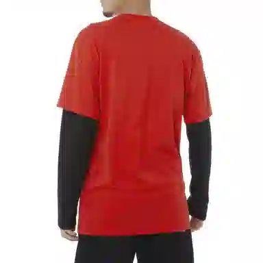 Vans Skull Logo Pullover LS Red