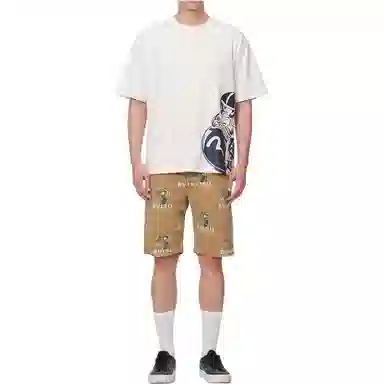 EVISU SS22 Shorts Brown