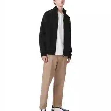 Lacoste Zip-Up Sweatshirt Black