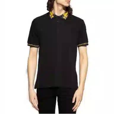 Versace Jeans Couture SS23 Polo Shirt Black