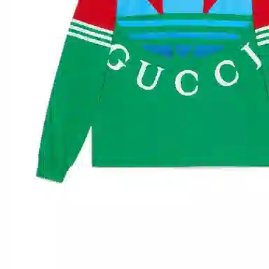 Gucci x adidas SS23 Long Sleeve T-Shirt Green