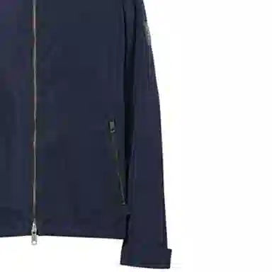 Burberry Hooded Zip Jacket Navy