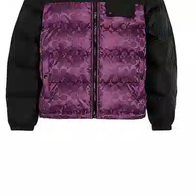 COACH FW22 Purple Puffer Jacket