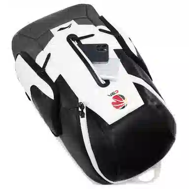 LiNing Basketball Backpack White Black