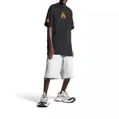 Balenciaga SS24 Flame Logo T-Shirt