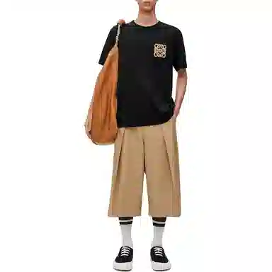 LOEWE SS24 Logo Embroidered T-Shirt