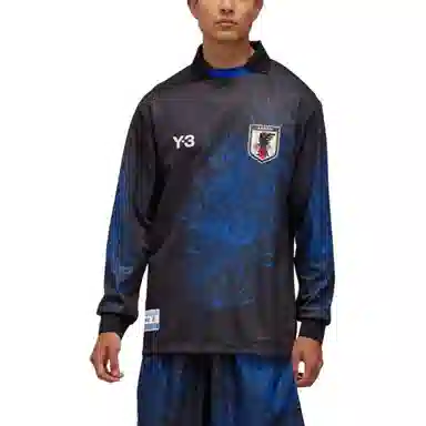 Y-3 x JFA SS24 Long Sleeve Tee Blue