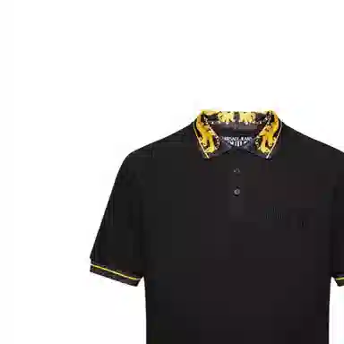 Versace Jeans Couture SS23 Polo Shirt Black
